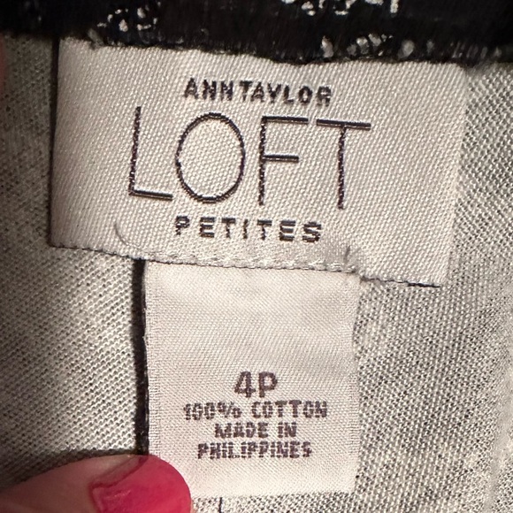 Ann Taylor Loft petite size 4 P Chevron print mini skirt - Picture 10 of 10